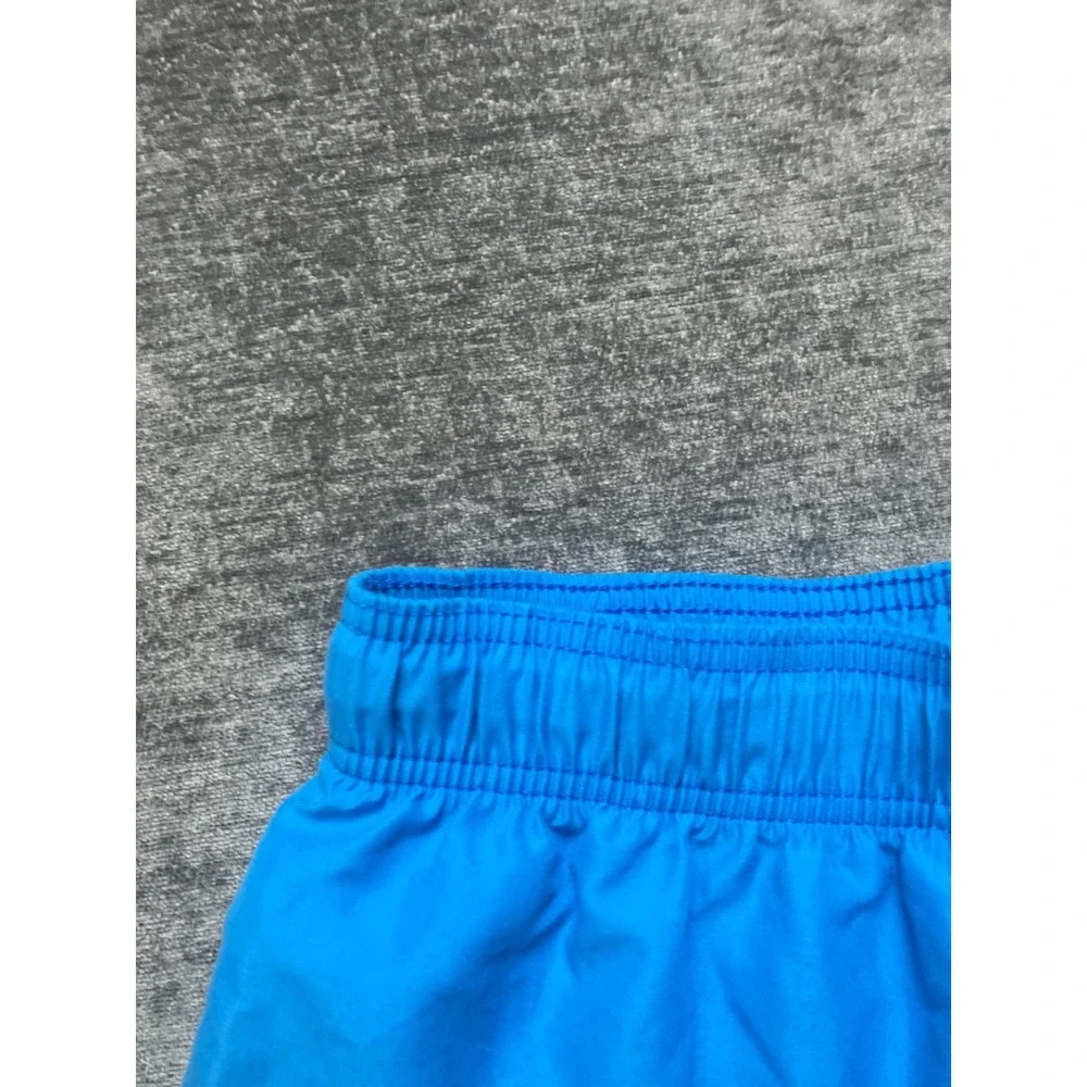 Speedo Volley Board Shorts Boys Medium Blue Swimwear Beach Wear Logo Drawstring